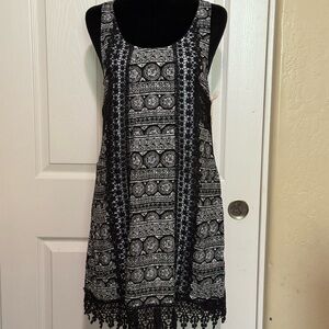 BNWT Altar'd State Monochrome Patterned Boho Dress